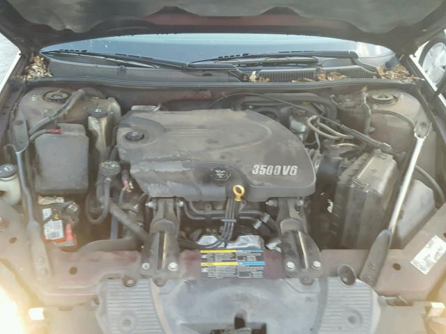 2G1WT58KX79254506 - 2007 CHEVROLET IMPALA LT MAROON photo 7