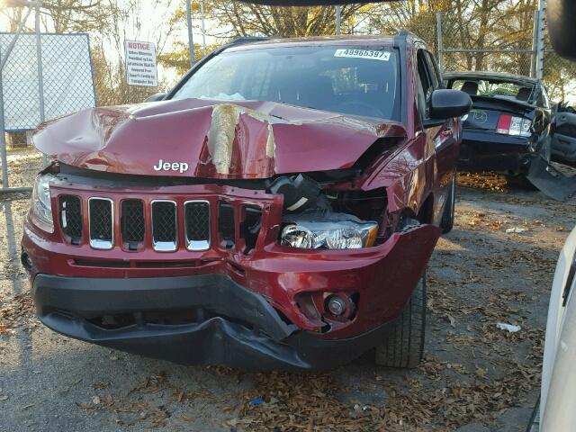 1C4NJCEB4CD640384 - 2012 JEEP COMPASS LA RED photo 2