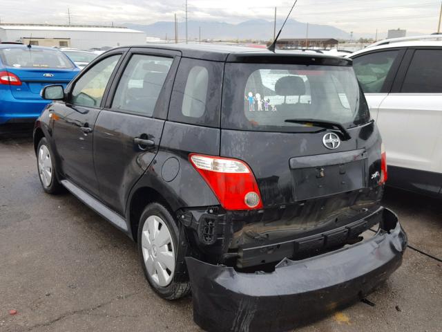 JTKKT604960144914 - 2006 TOYOTA SCION XA შავი ფოტო 3