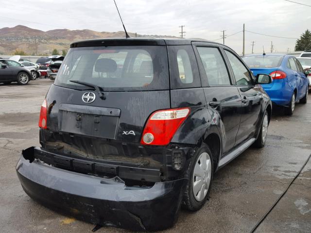 JTKKT604960144914 - 2006 TOYOTA SCION XA შავი ფოტო 4