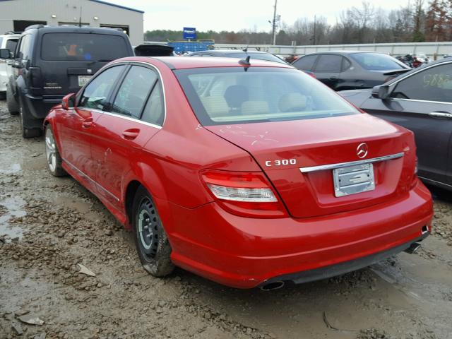 WDDGF5EB6BA418702 - 2011 MERCEDES-BENZ C 300 红色 照片 3