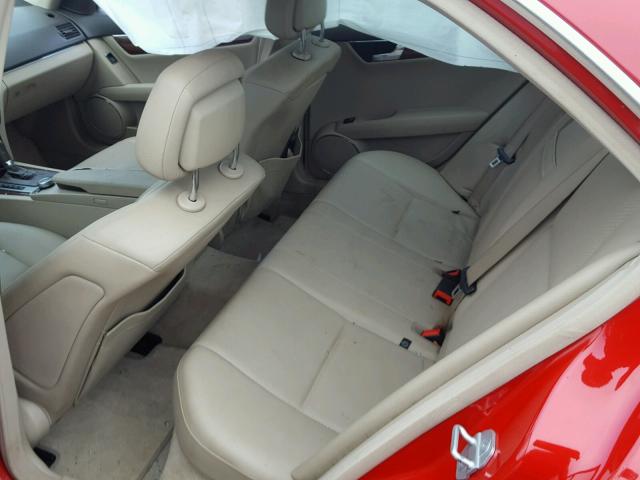 WDDGF5EB6BA418702 - 2011 MERCEDES-BENZ C 300 红色 照片 6
