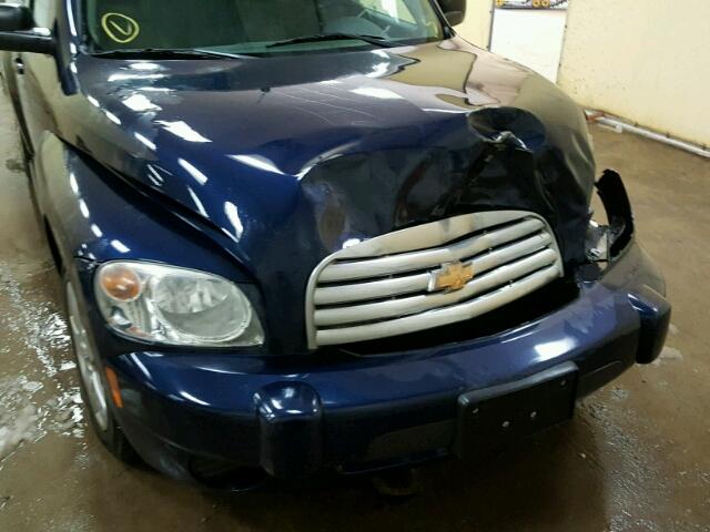 3GNDA33D98S601188 - 2008 CHEVROLET HHR LS BLUE photo 9