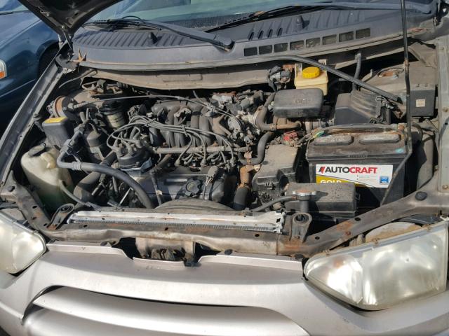 4N2ZN15T21D827152 - 2001 NISSAN QUEST GXE GRAY photo 7