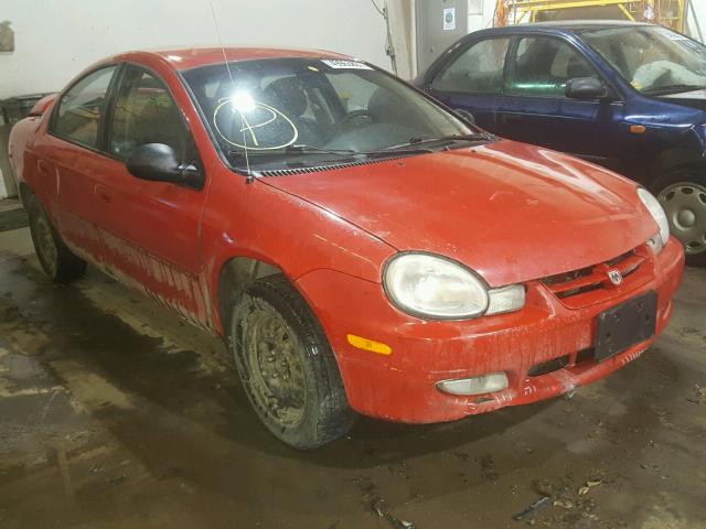 1B3ES56C42D613234 - 2002 DODGE NEON ES RED photo 1