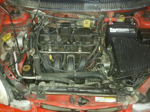 1B3ES56C42D613234 - 2002 DODGE NEON ES RED photo 7