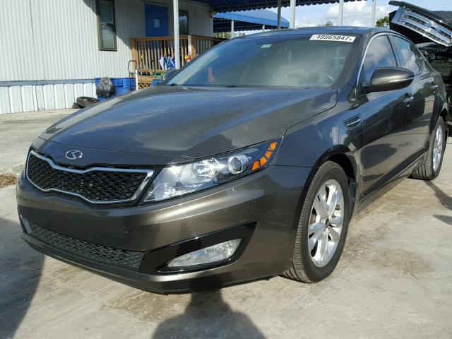 5XXGN4A62CG064117 - 2012 KIA OPTIMA EX TAN photo 2