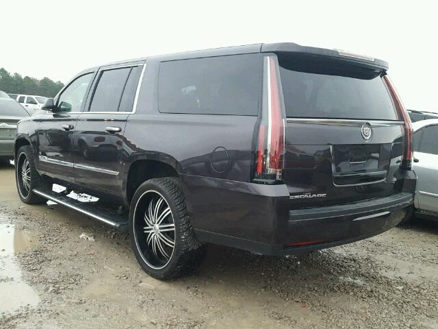 1GYS3JKJ2FR287738 - 2015 CADILLAC ESCALADE E BLACK photo 3