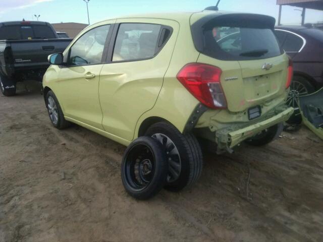 KL8CD6SA8HC729957 - 2017 CHEVROLET SPARK 1LT YELLOW photo 3