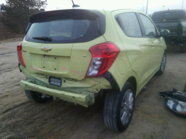 KL8CD6SA8HC729957 - 2017 CHEVROLET SPARK 1LT YELLOW photo 4