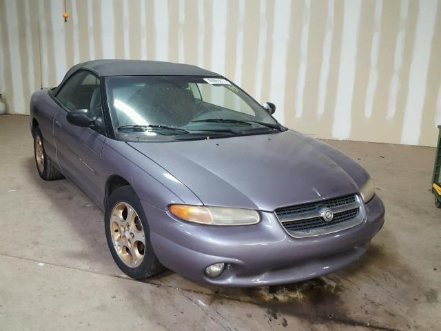 3C3EL45X1TT248733 - 1996 CHRYSLER SEBRING JX GRAY photo 1