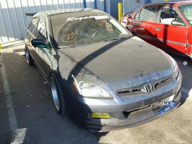 1HGCM66826A025343 - 2006 HONDA ACCORD EX GRAY photo 1