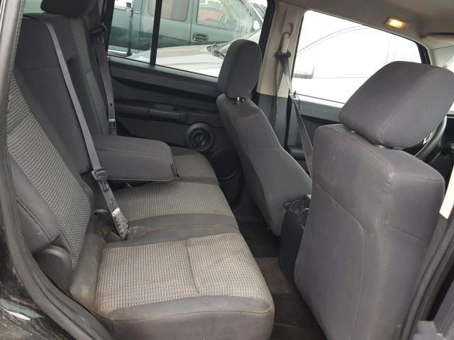 1J8HG48K58C149227 - 2008 JEEP COMMANDER BLACK photo 6