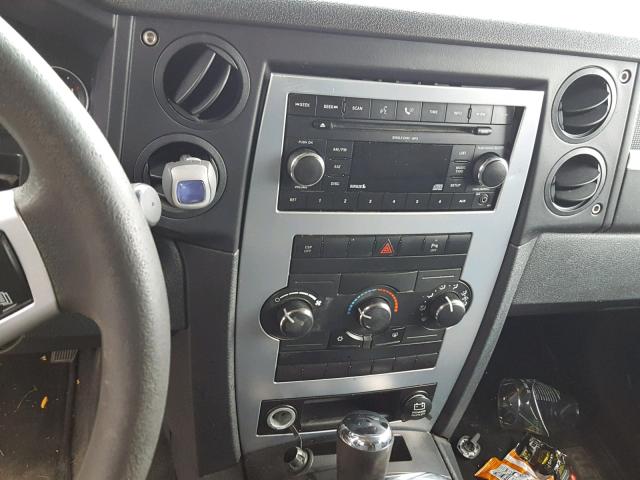 1J8HG48K58C149227 - 2008 JEEP COMMANDER BLACK photo 9