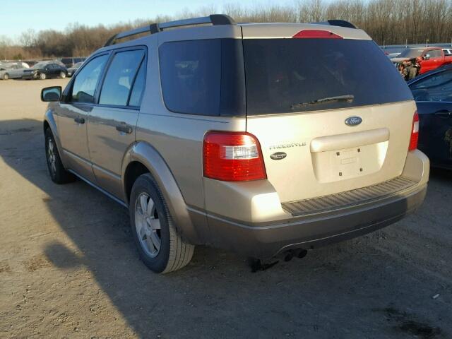 1FMZK01115GA58542 - 2005 FORD FREESTYLE TAN photo 3