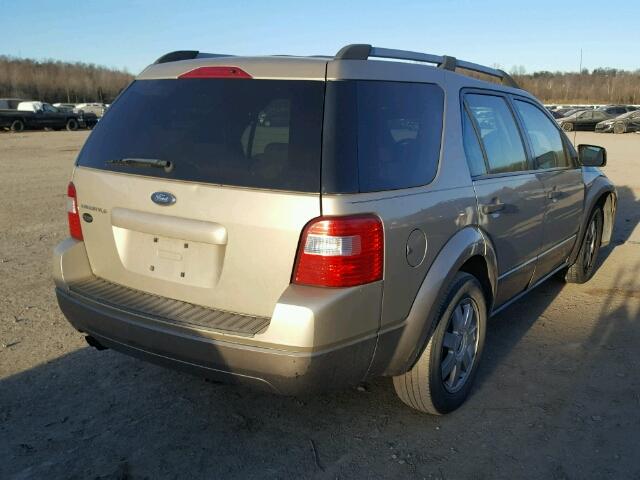 1FMZK01115GA58542 - 2005 FORD FREESTYLE TAN photo 4