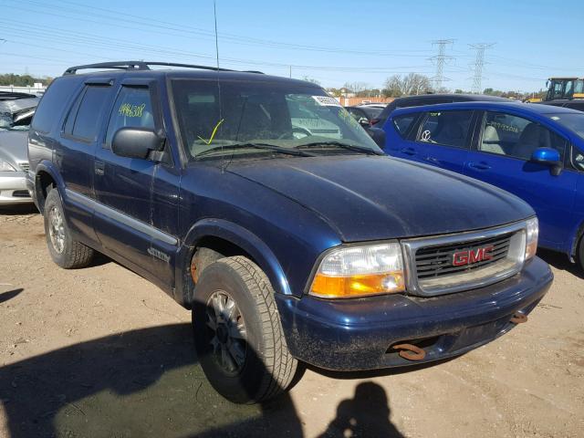 1GKDT13W712193725 - 2001 GMC JIMMY ლურჯი ფოტო 1