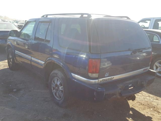1GKDT13W712193725 - 2001 GMC JIMMY ლურჯი ფოტო 3