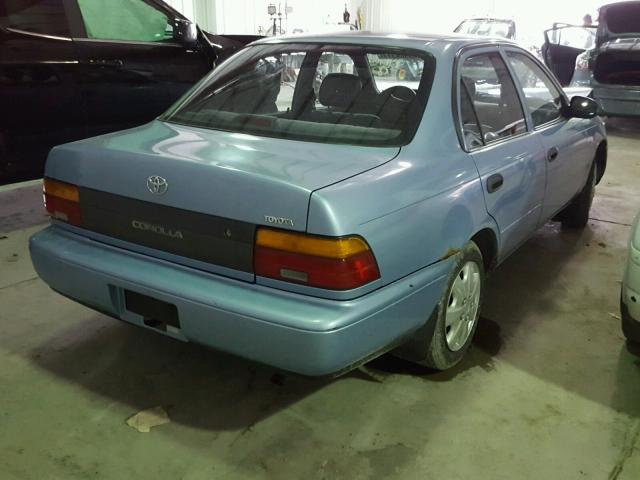 2T1AE04E3PC004006 - 1993 TOYOTA COROLLA BLUE photo 4