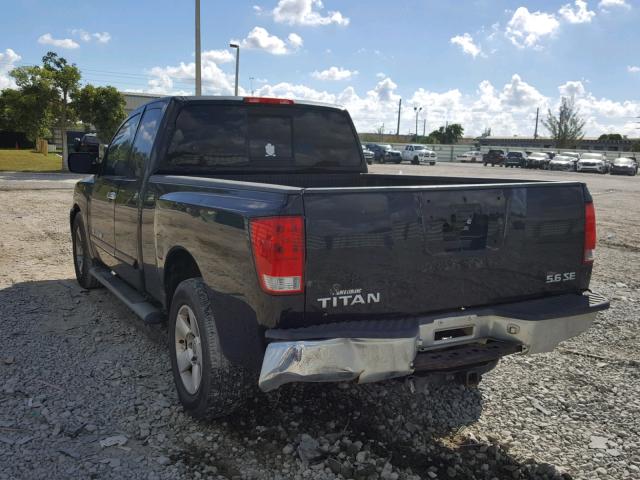 1N6BA06A66N565206 - 2006 NISSAN TITAN XE BLACK photo 3