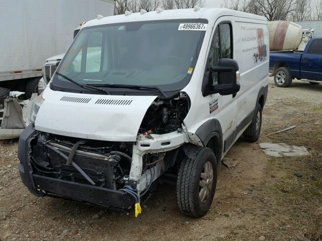 3C6TRVNG8FE513929 - 2015 RAM PROMASTER WHITE photo 2