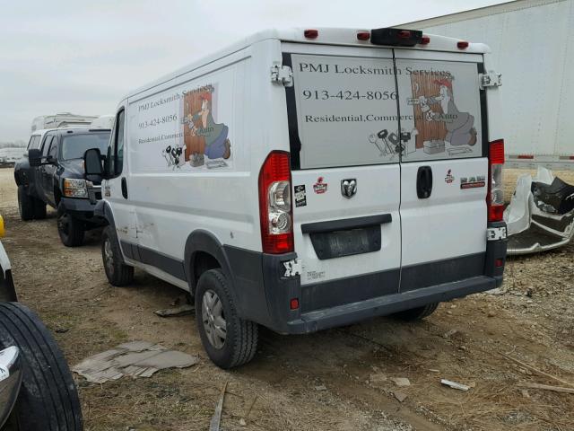 3C6TRVNG8FE513929 - 2015 RAM PROMASTER WHITE photo 3