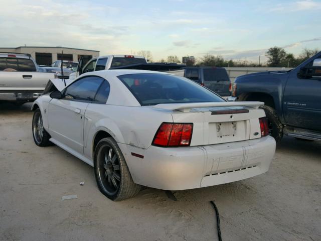 1FAFP40463F318745 - 2003 FORD MUSTANG WHITE photo 3