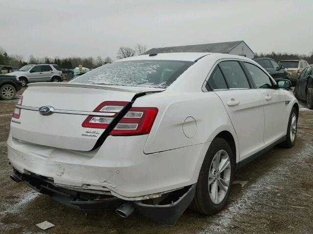 1FAHP2E89EG152596 - 2014 FORD TAURUS SEL WHITE photo 4