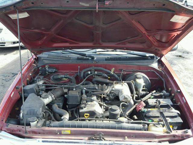 5TEVL52N13Z227057 - 2003 TOYOTA TACOMA XTR RED photo 7