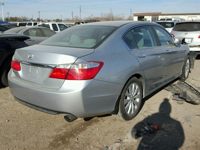 1HGCR2F70DA055374 - 2013 HONDA ACCORD EX SILVER photo 4