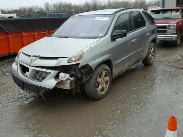 3G7DA03E14S545840 - 2004 PONTIAC AZTEK GRAY photo 2