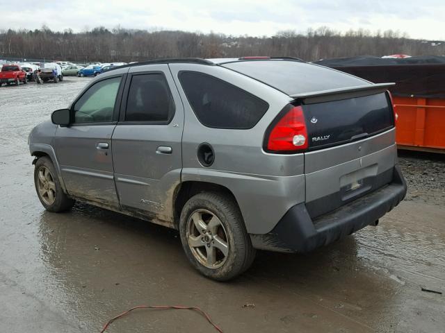 3G7DA03E14S545840 - 2004 PONTIAC AZTEK GRAY photo 3