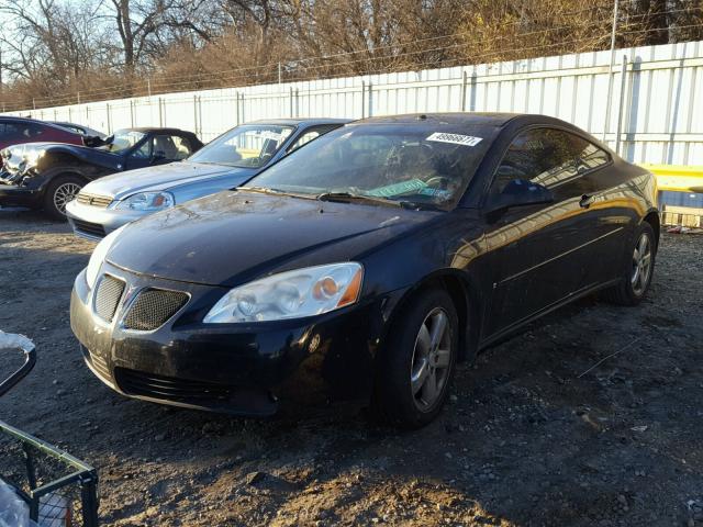 1G2ZH158564131130 - 2006 PONTIAC G6 GT BLACK photo 2