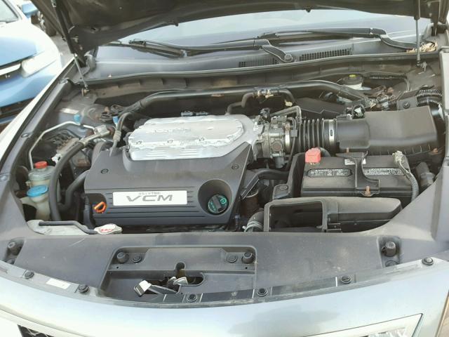 1HGCS22809A011319 - 2009 HONDA ACCORD EXL GRAY photo 7