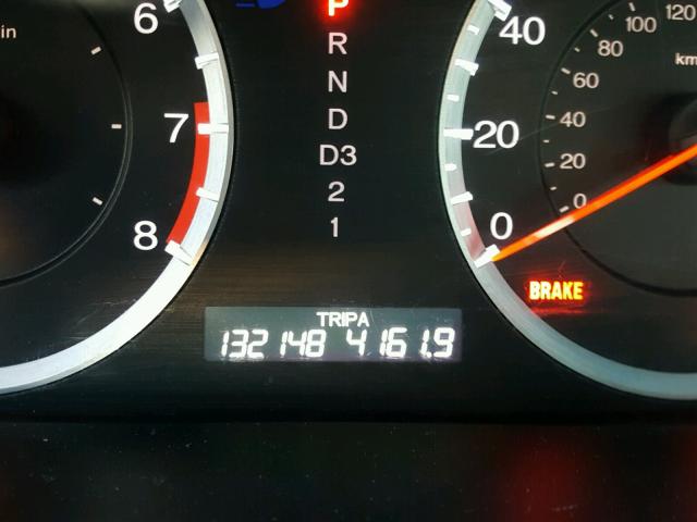 1HGCS22809A011319 - 2009 HONDA ACCORD EXL GRAY photo 8