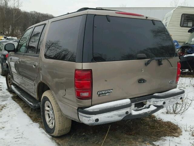 1FMEU15W31LA53428 - 2001 FORD EXPEDITION TAN photo 3