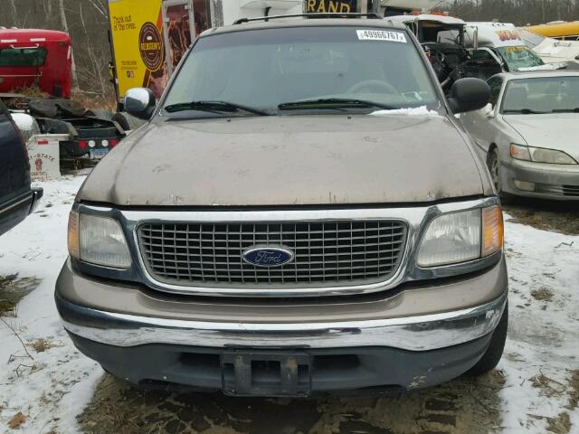 1FMEU15W31LA53428 - 2001 FORD EXPEDITION TAN photo 9