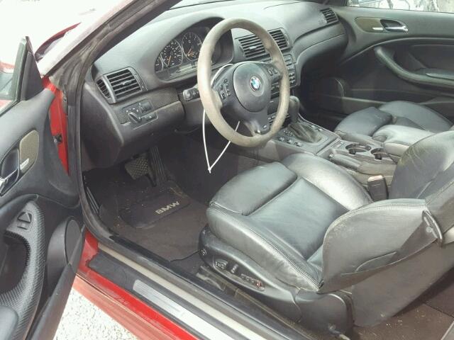 WBABW53465PL49758 - 2005 BMW 330 CI RED photo 9