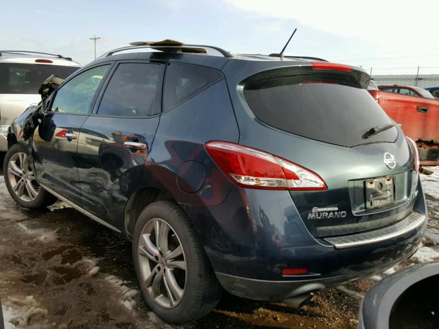 JN8AZ1MW2CW211625 - 2012 NISSAN MURANO S BLUE photo 3