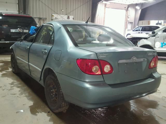 2T1BR32E05C337693 - 2005 TOYOTA COROLLA CE GREEN photo 3