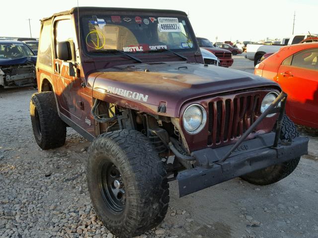 1J4FA69S53P346016 - 2003 JEEP WRANGLER / MAROON photo 1