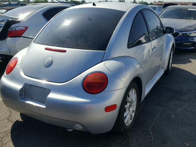 3VWCK31C14M415961 - 2004 VOLKSWAGEN NEW BEETLE 银色 照片 4