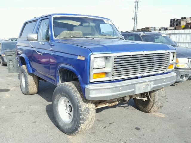 1FMDU15G9FLA54045 - 1985 FORD BRONCO U10 BLUE photo 1