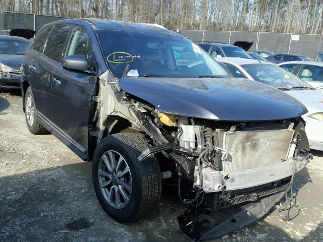 5N1AR2MN2EC655130 - 2014 NISSAN PATHFINDER BLACK photo 1