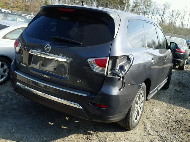 5N1AR2MN2EC655130 - 2014 NISSAN PATHFINDER BLACK photo 4