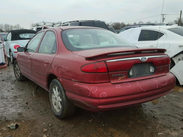 1FAFP66L7YK105067 - 2000 FORD CONTOUR SE RED photo 3