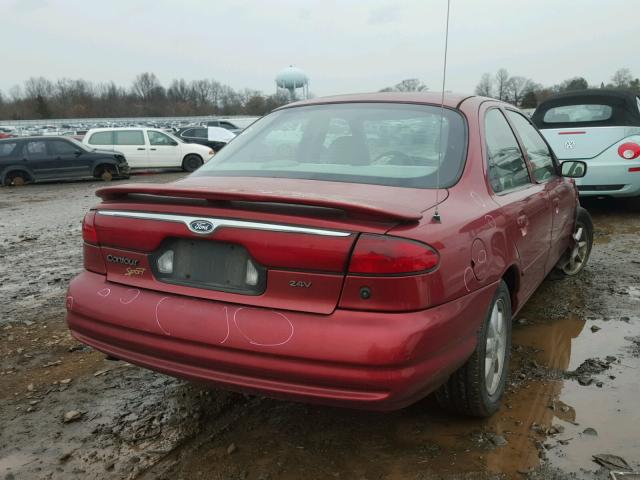 1FAFP66L7YK105067 - 2000 FORD CONTOUR SE RED photo 4