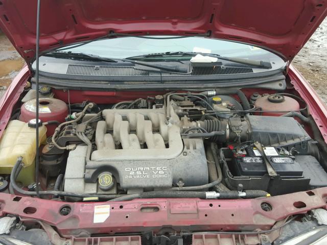 1FAFP66L7YK105067 - 2000 FORD CONTOUR SE RED photo 7