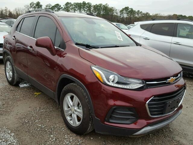 3GNCJLSB7HL196485 - 2017 CHEVROLET TRAX 1LT BURGUNDY photo 1