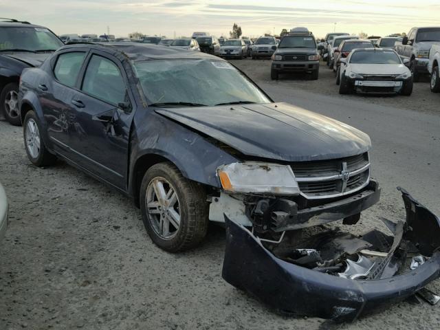 1B3LC56J88N216390 - 2008 DODGE AVENGER SX BLUE photo 1